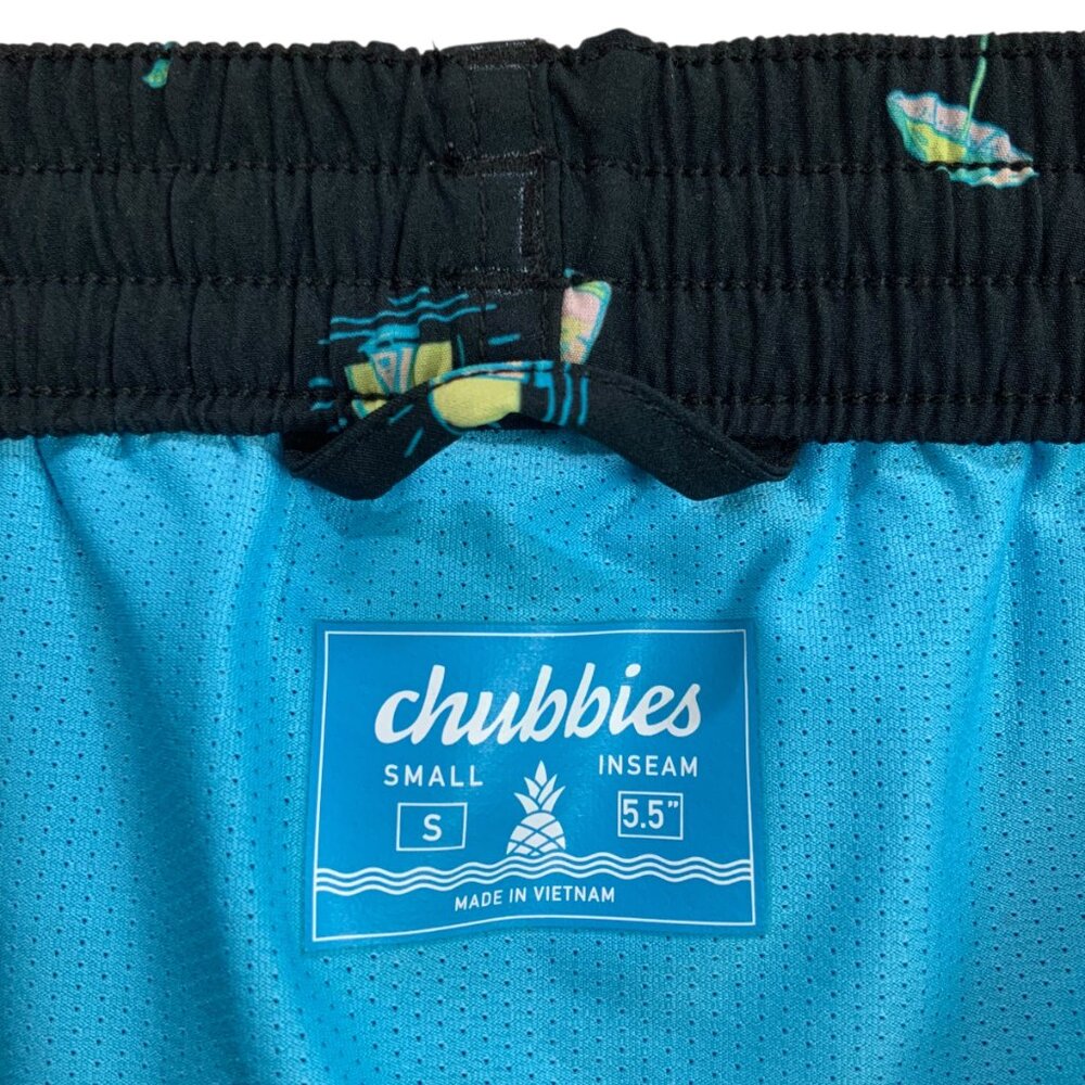 Chubbies Black Pineapple Print Drawstring Pull-On… - image 4